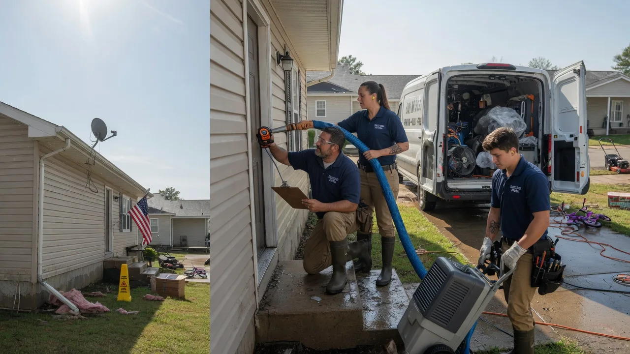 Ceiling Water Damage Restoration in Bellingham, MN near me